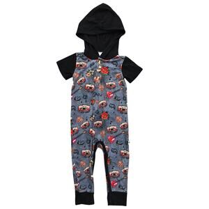 Little Bird Bamboo Music Hooded Romoer Size 2T